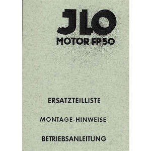 ILO FP50 Betriebsanleitung / Reparaturanleitung / Ersatzteilkatalog