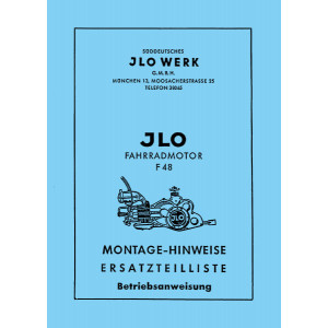 ILO F48 Betriebsanleitung / Reparaturanleitung / Ersatzteilkatalog