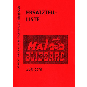 Maico Blizzard 250 Ersatzteilliste