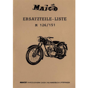 Maico M126 und M151 Ersatzteilkatalog