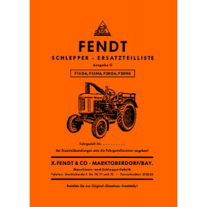 Fendt Dieselross F15 und F20 Ersatzteilkatalog