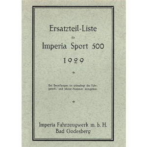 Imperia Sport 500 Ersatzteilkatalog