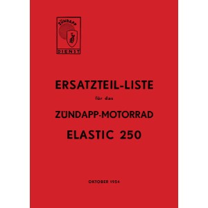 Zündapp Elastic 250 Ersatzteilkatalog