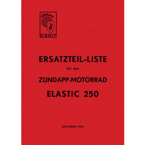 Zündapp Elastic 250 Ersatzteilkatalog