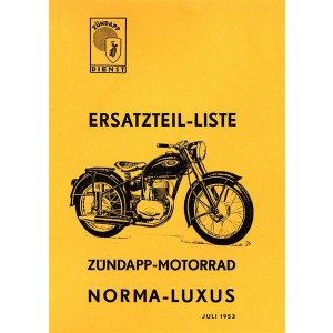 Zündapp Norma-Luxus Ersatzteilkatalog