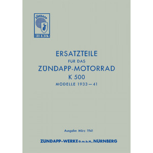 Zündapp K500 Ersatzteilkatalog