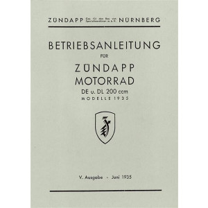 Zündapp DE200 und DL200 Betriebsanleitung