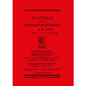 Zündapp KK200 Ersatzteilkatalog