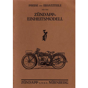 Zündapp Einheitsmodell 250 und 300 Ersatzteilkatalog