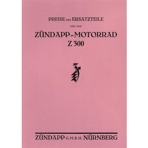 Zündapp Z300 Ersatzteilkatalog