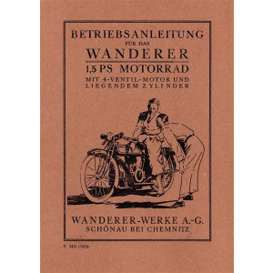 Wanderer 1,5 PS Betriebsanleitung