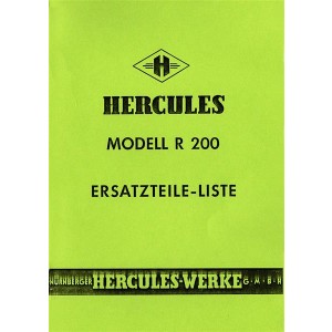 Hercules R200 Ersatzteilkatalog