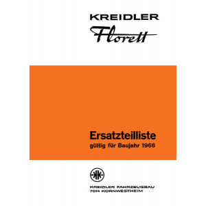 Kreidler Florett Ersatzteilkatalog