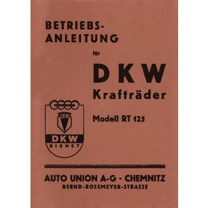 DKW RT125 Bedienungsanleitung