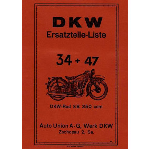 DKW SB350 Ersatzteilkatalog