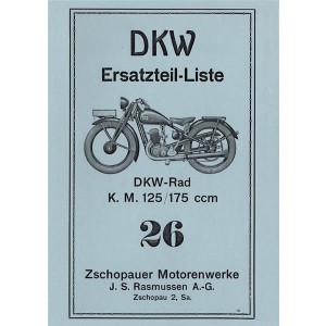 DKW KM125 und KM175 Ersatzteilkatalog