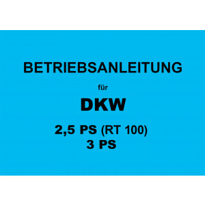 DKW RT100 Betriebsanleitung
