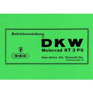 DKW Motorrad RT 3 PS Betriebsanleitung