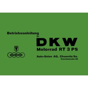 DKW Motorrad RT 3 PS Betriebsanleitung