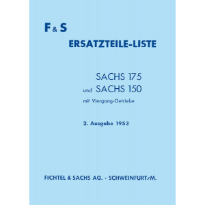 Sachs Motor 150 und 175 Ersatzteilkatalog