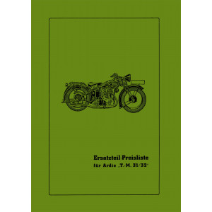 Ardie 500 T-Modell Ersatzteilkatalog