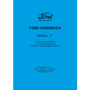 Ford T-Modell Betriebsanleitung