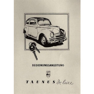 Ford Taunus de Luxe Bedienungsanleitung