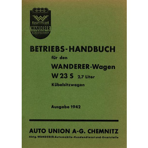 Wanderer W23 Bedienungsanleitung