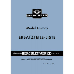 Hercules Lastboy Ersatzteilkatalog