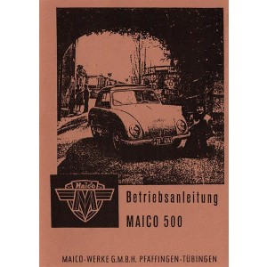 Maico 500 Kleinwagen Betriebsanleitung