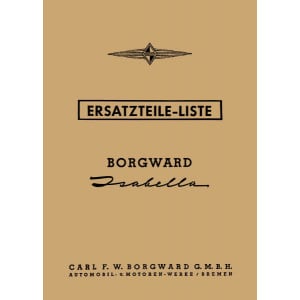 Borgward Isabella Ersatzteilkatalog