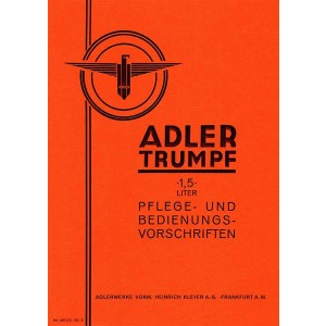 Adler Trumpf 1.5 Betriebsanleitung