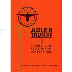Adler Trumpf 1.5 Betriebsanleitung