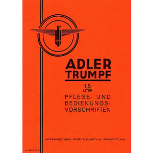 Adler Trumpf 1.5 Betriebsanleitung