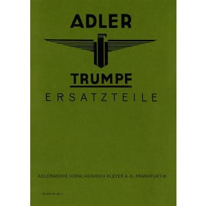 Adler Trumpf 1.5 Ersatzteilliste