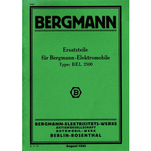 Bergmann Elektromobile BEL2500 Bedienungsanleitung