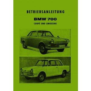 BMW 700 Coupé und Limousine Betriebsanleitung
