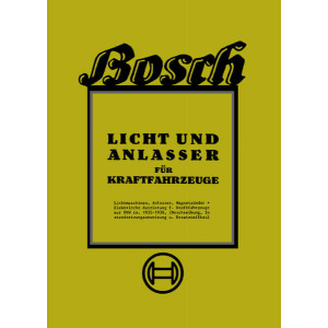 Bosch Licht und Anlasser für Kraftfahrzeuge Bedienungsanleitung