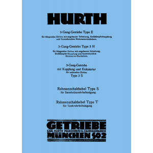 Hurth Getriebe 3-Gang Ersatzteilliste