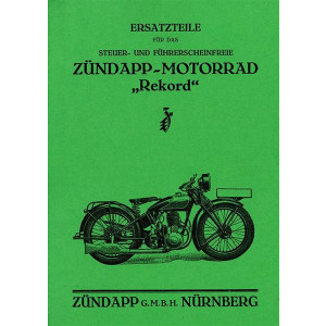 Zündapp Rekord Ersatzteilkatalog