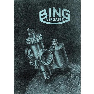 Bing Vergaser 1950 Bedienungsanleitung und Ersatzteilkatalog