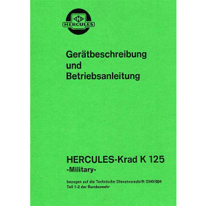 Hercules K125 Military Betriebsanleitung