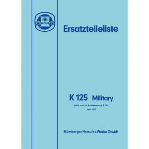 Hercules K125 Military Ersatzteilkatalog