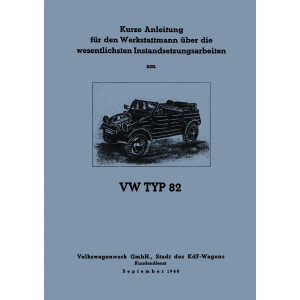 VW Typ 82 Reparaturanleitung