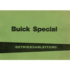 Buick Spezial Betriebsanleitung