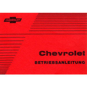 Chevrolet 6- und 8-Zylinder 1963 Bedienungsanleitung