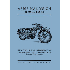 Ardie RBZ205 und RZ205 Betriebsanleitung