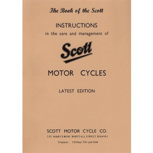 Scott Motor Cycles Instructions 1902 - 1939