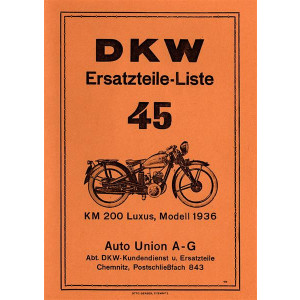 DKW KM200 Luxus Ersatzteilkatalog