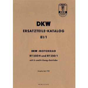 DKW RT250 Modelle Ersatzteilkatalog